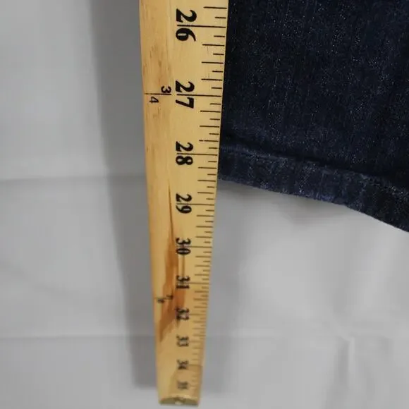 Sezane Jeans Womens 29 Brut Sexy Straight Slim Blue Quiet Luxury Minimalist - Picture 12 of 16